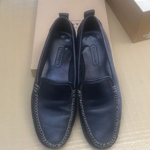 Coach navy flats
